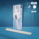 100 grit 30 pc White Disposable papmAm files for straight nail file (soft base) EXPERT 20 DFCE-20-100w
